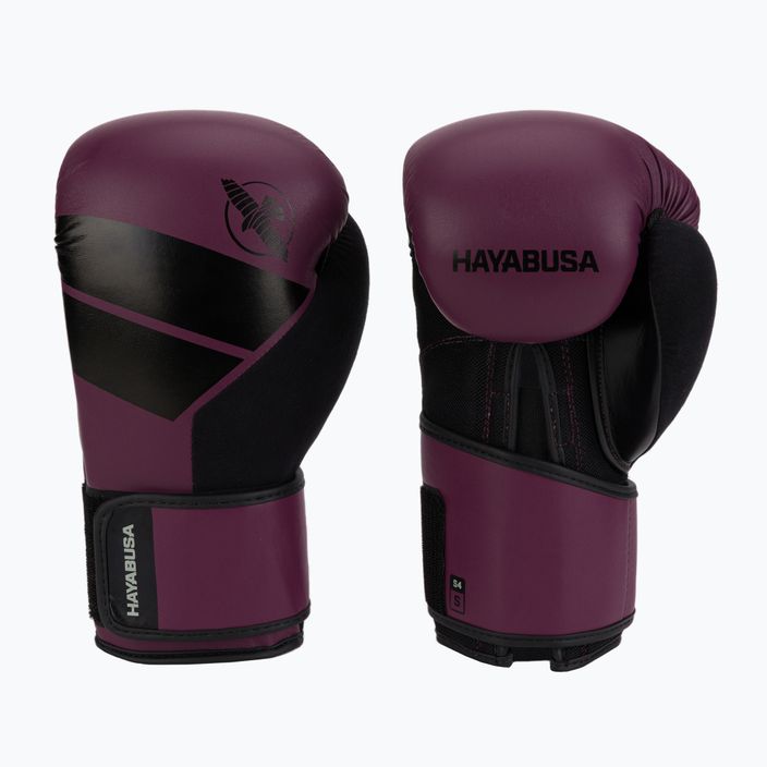 Рукавиці боксерські Hayabusa S4 фіолетові S4BG 3