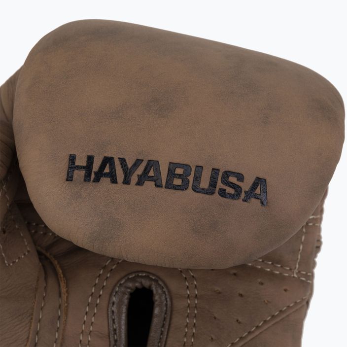 Рукавиці боксерські Hayabusa T3 LX Vintage коричневі T3LX14G 7