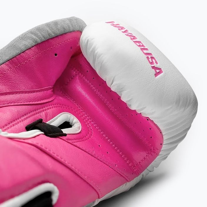 Рукавиці боксерські Hayabusa T3 біло-рожеві T314G 10