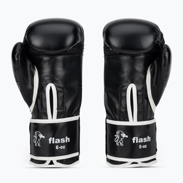 Рукавиці боксерські дитячі LEONE 1947 Flash black 2