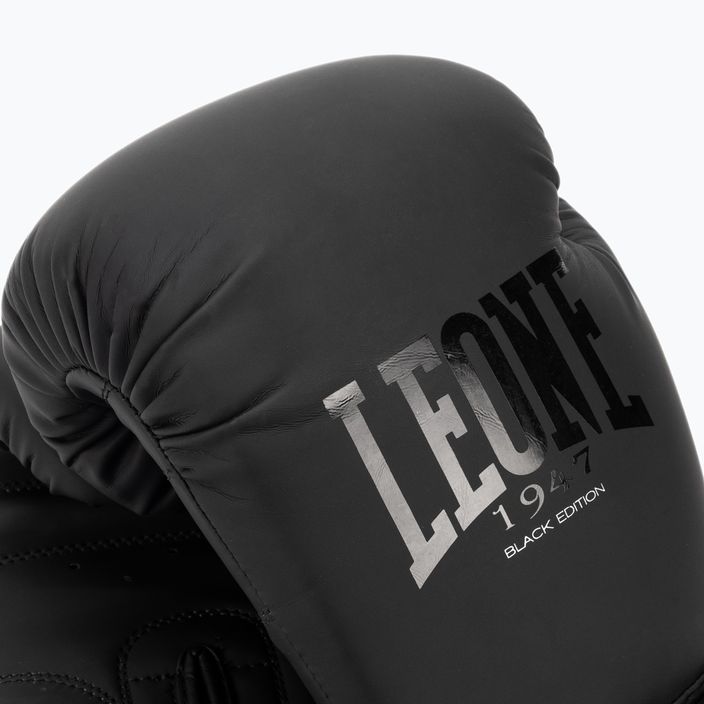 Рукавиці боксерські LEONE 1947 Black&White чорні GN059 4