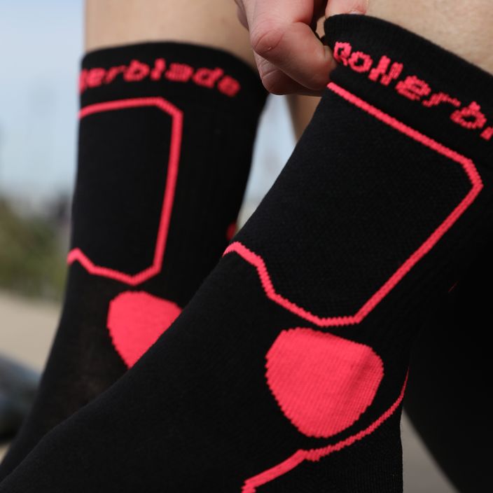 Шкарпетки жіночі для роликів Rollerblade Skate Socks чорні 06A90200 7Y9 7