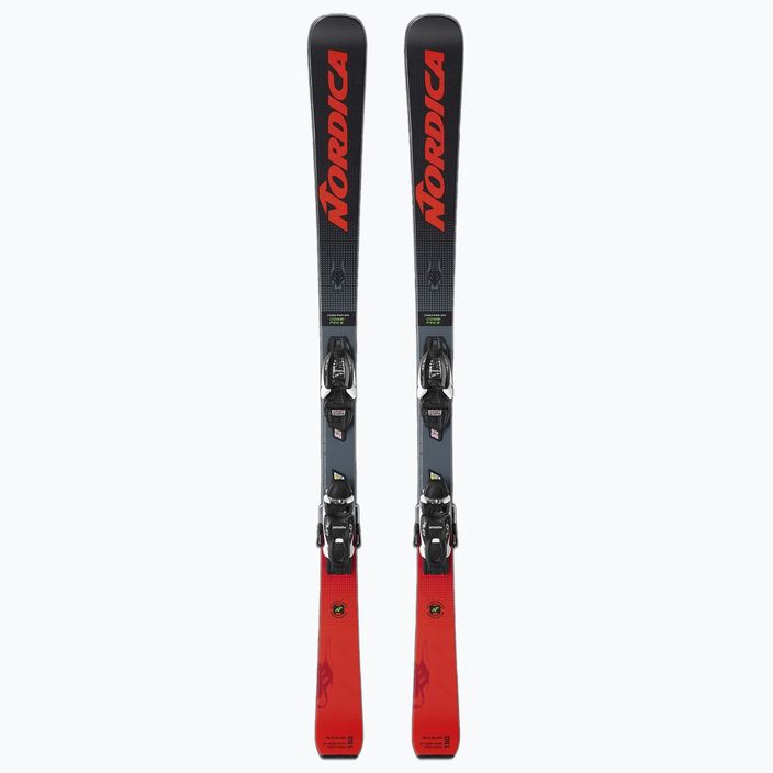 Лижі гірські дитячі Nordica DOBERMANN Combi Pro S FDT + Jr 7.0 чорно-червоні 0A1330ME001 10