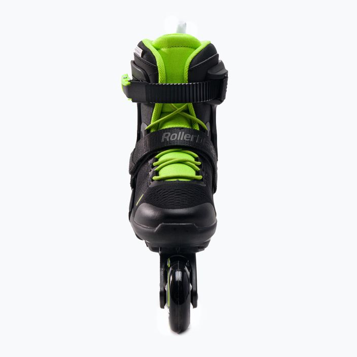 Роликові ковзани дитячі Rollerblade Microblade чорно-зелені 07221900 T83 4