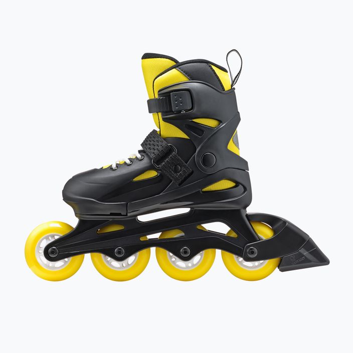 Дитячі роликові ковзани Rollerblade Fury чорні/жовті 6