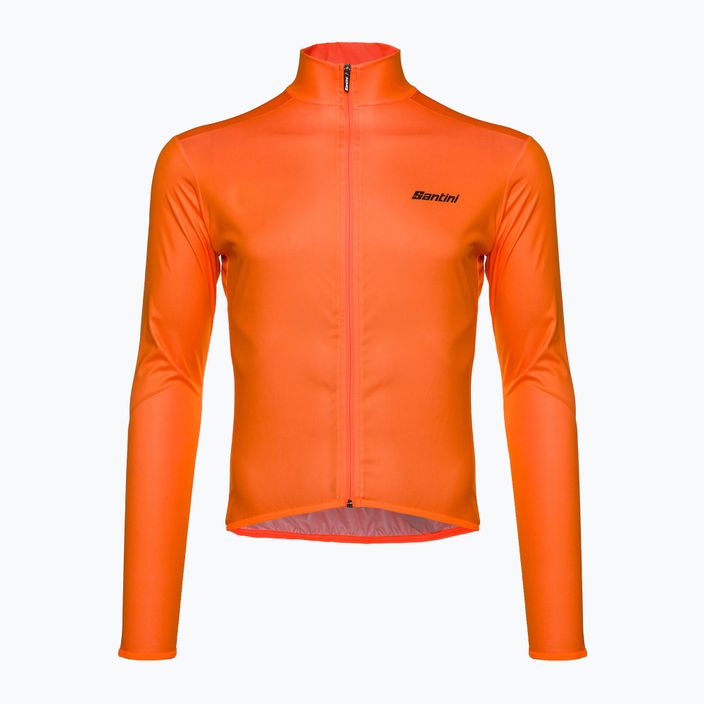 Куртка велосипедна чоловіча Santini Nebula Puro помаранчева 2W33275NEBULPUROAFS