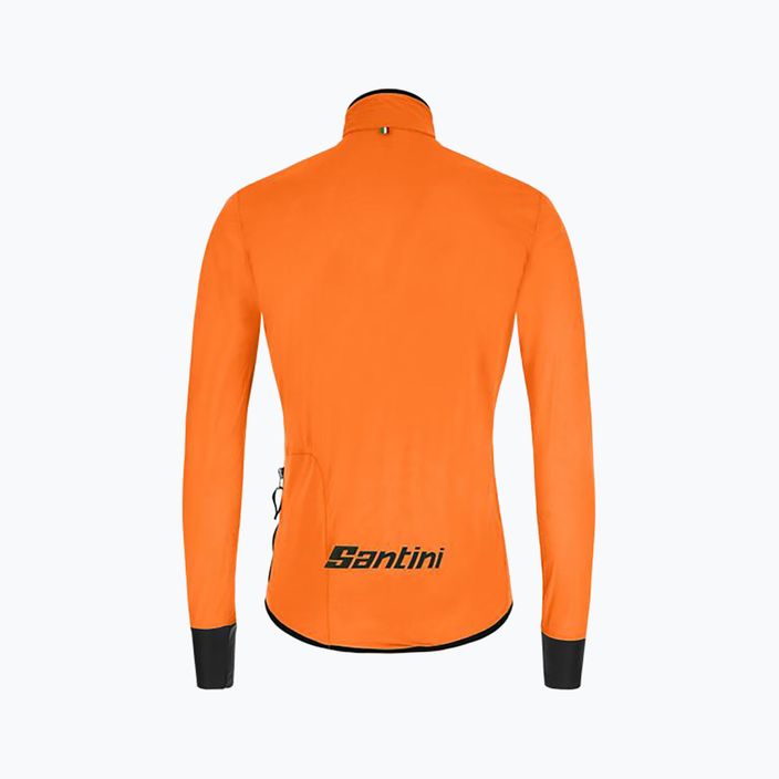 Куртка велосипедна чоловіча Santini Guard Nimbus помаранчева 2W52275GUARDNIMB 7