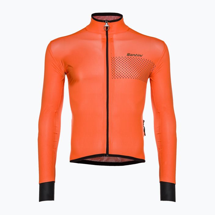 Куртка велосипедна чоловіча Santini Guard Nimbus помаранчева 2W52275GUARDNIMB