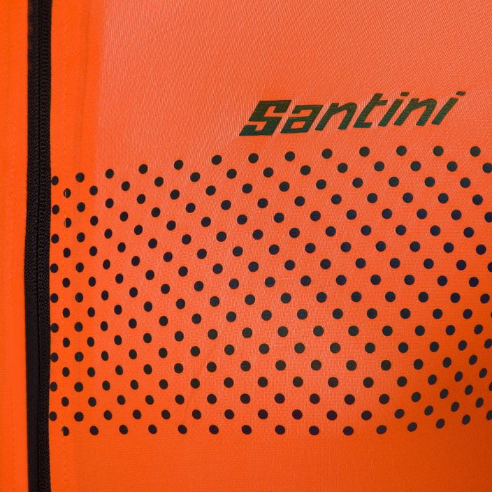 Куртка велосипедна чоловіча Santini Guard Nimbus помаранчева 2W52275GUARDNIMB 3