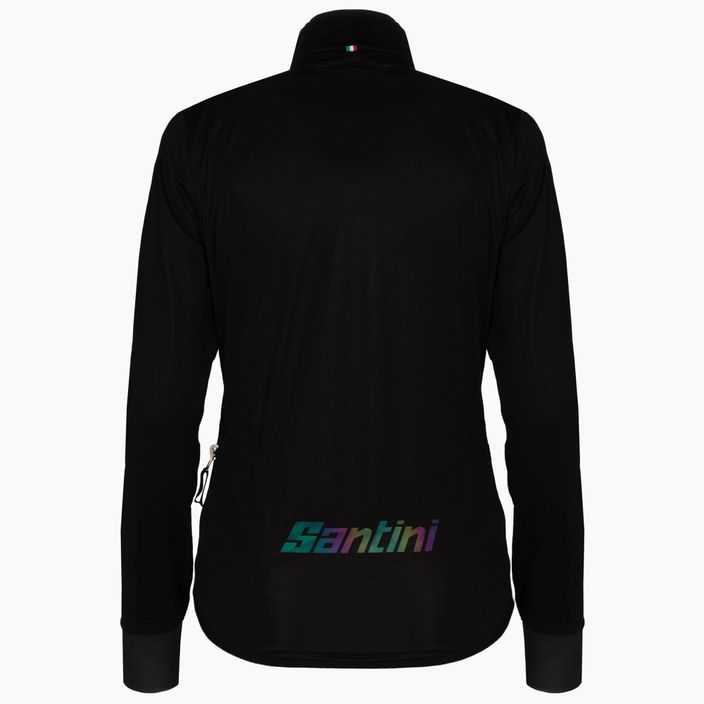 Куртка велосипедна жіноча Santini Guard Nimbus чорна 2W52375GUARDNIMBNE 2