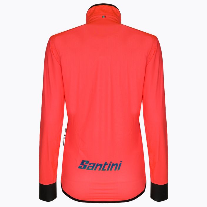 Куртка велосипедна жіноча Santini Guard Nimbus оранжева 2W52375GUARDNIMBGN 2
