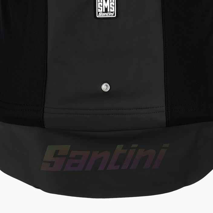 Куртка велосипедна чоловіча Santini Vega Multi With Hood чорна 3W50875VEGAMULT 6