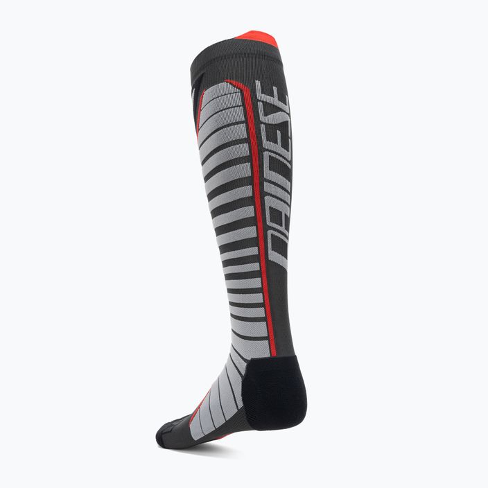 Шкарпетки лижні Dainese Thermo Long black/red 2