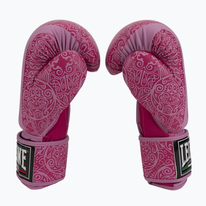 Рукавиці боксерські LEONE 1947 Maori рожеві GN070 4
