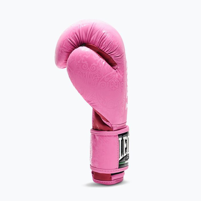 Рукавиці боксерські LEONE 1947 Maori рожеві GN070 9