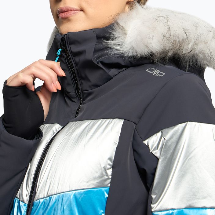 Куртка лижна жіноча CMP темно-сіра 30W0626/U423 6