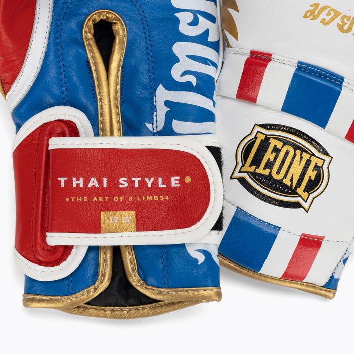 Рукавиці боксерські LEONE 1947 Thai Style білі GN114 4