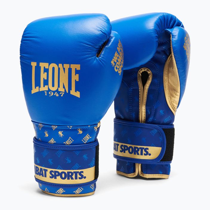 Боксерські рукавиці LEONE 1947 Dna blue 5