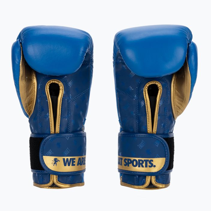 Боксерські рукавиці LEONE 1947 Dna blue 2