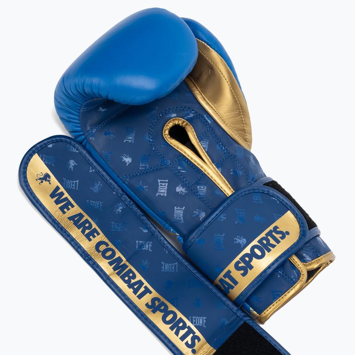 Боксерські рукавиці LEONE 1947 Dna blue 4