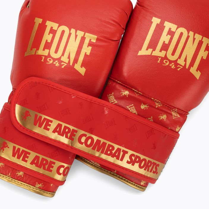 Боксерські рукавиці LEONE 1947 Dna rosso/red 4