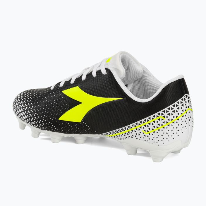 Чоловічі футбольні бутси Diadora Pichichi 6 MG14 чорно-жовті флуоресцентні/білі 3
