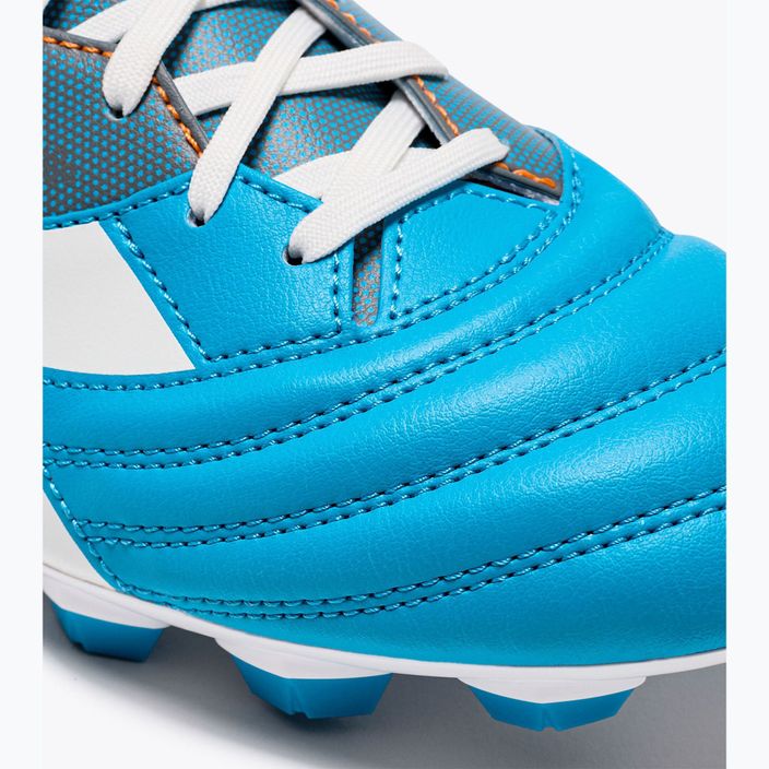 Чоловічі футбольні бутси Diadora Brasil Elite Veloce GR LPU сині флуоресцентні / білі / помаранчеві 12