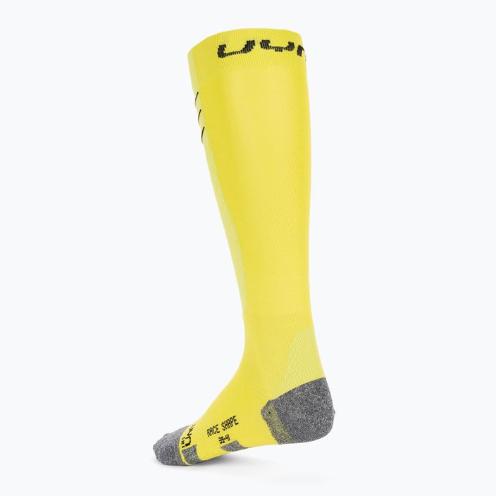 Шкарпетки гірськолижні чоловічі UYN Ski Race Shape lime 2
