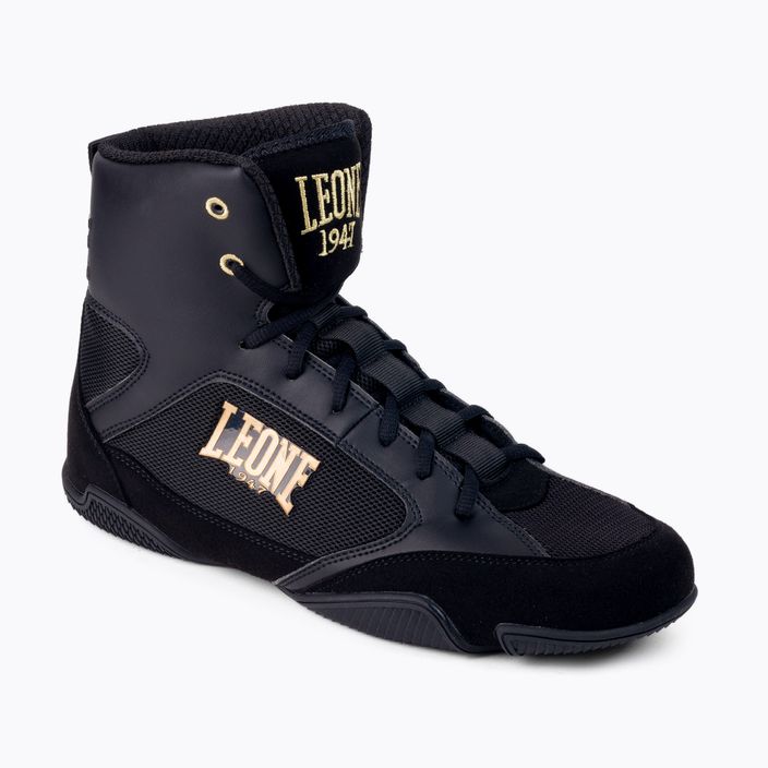 Взуття для боксу  LEONE Premium Boxing чорне CL110
