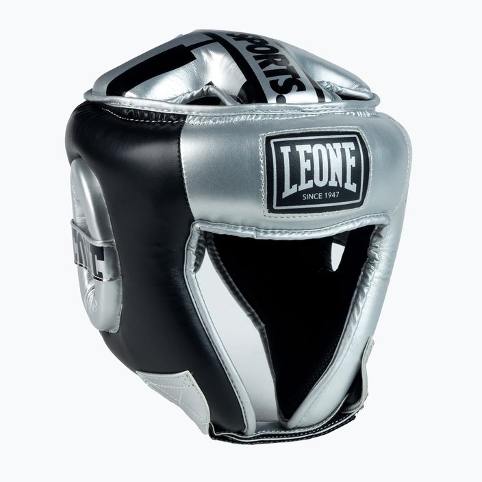 Шолом для боксу LEONE Nexplosion сріблястий CS438