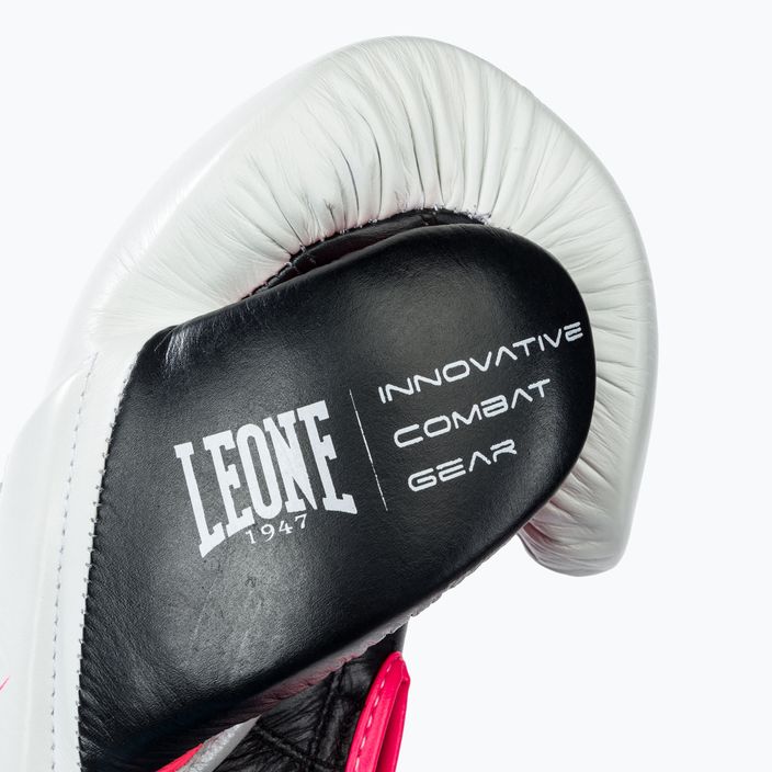 Боксерські рукавиці LEONE 1947 Revo Fluo Boxing white 5