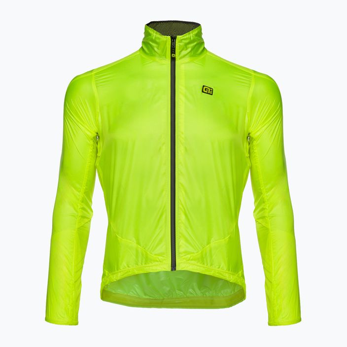 Куртка велосипедна чоловіча Alé Giubbino Light Pack Alé fluorescent yellow 3