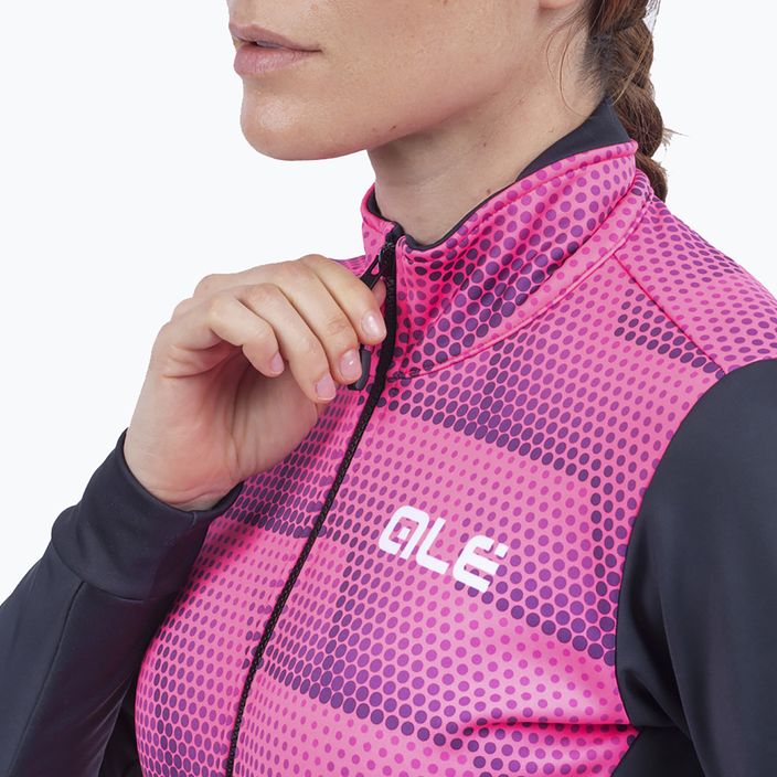 Куртка велосипедна жіноча Alé Sharp рожева L22023543 6