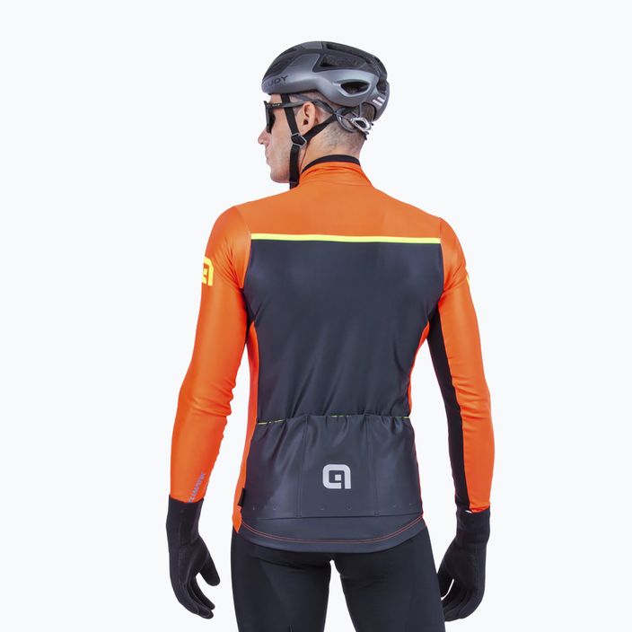 Куртка велосипедна чоловіча Alé K-Tornado 2.0 arancio fluo/fluo orange 2