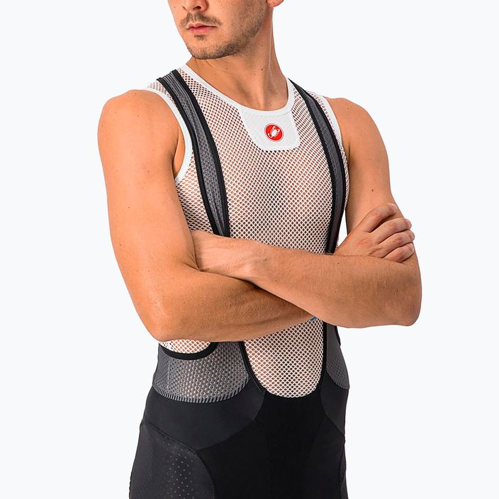 Чоловіча велосипедна майка Castelli Core Mesh 3 без рукавів біла 3