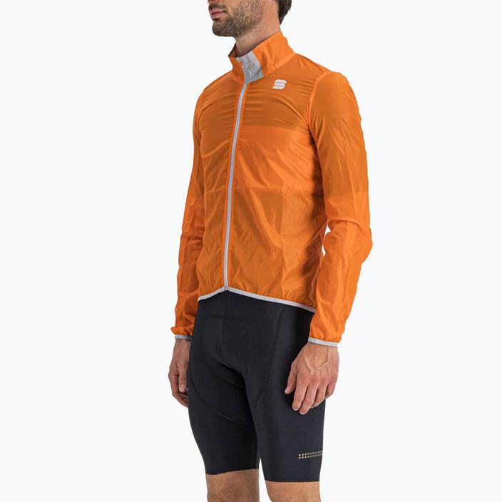 Куртка велосипедна чоловіча Sportful Hot Pack Easylight помаранчева 1102026.850 7
