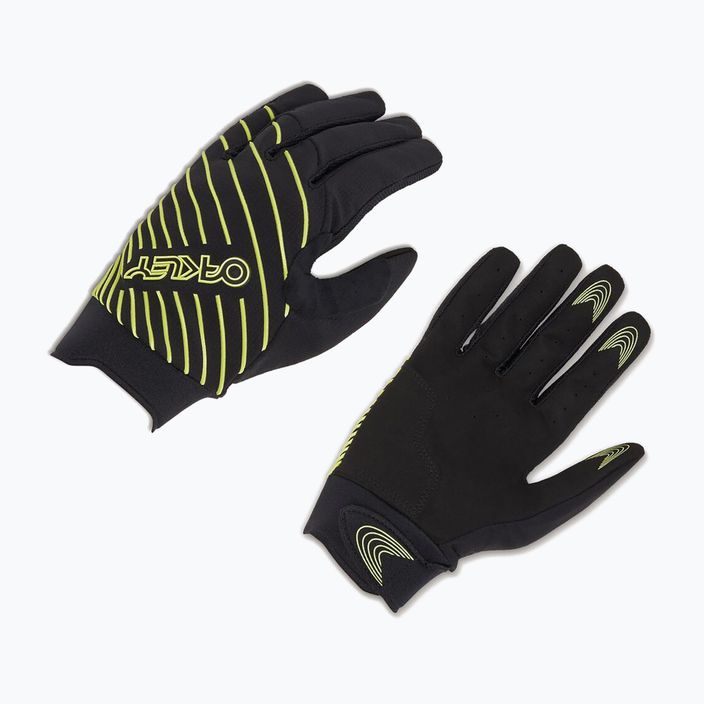 Рукавачки велосипедні Oakley Drop In MTB Glove 2.0 black/lt green 5