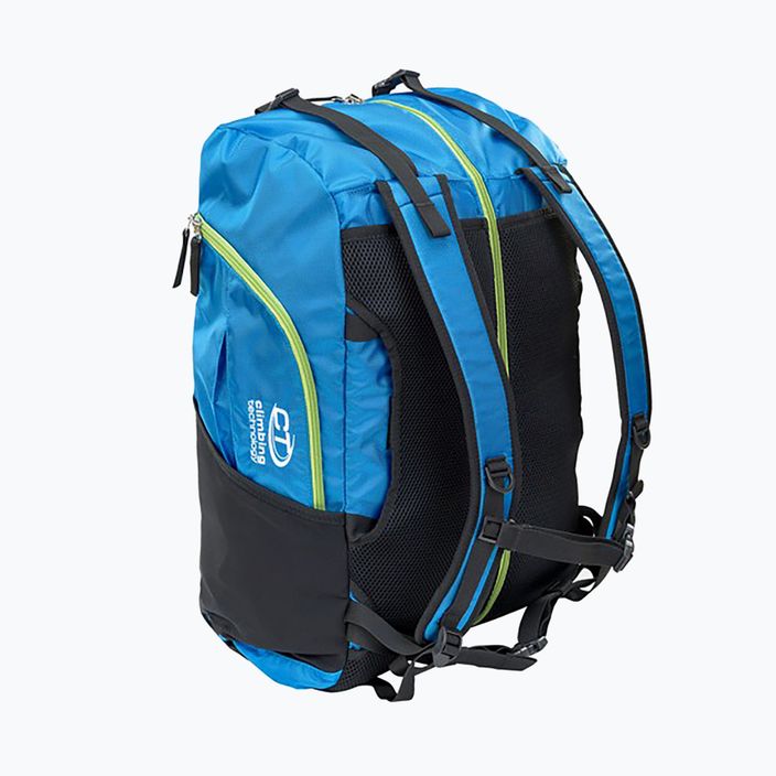 Мотузковий рюкзак Climbing Technology Falesia чорний/світло-блакитний 2