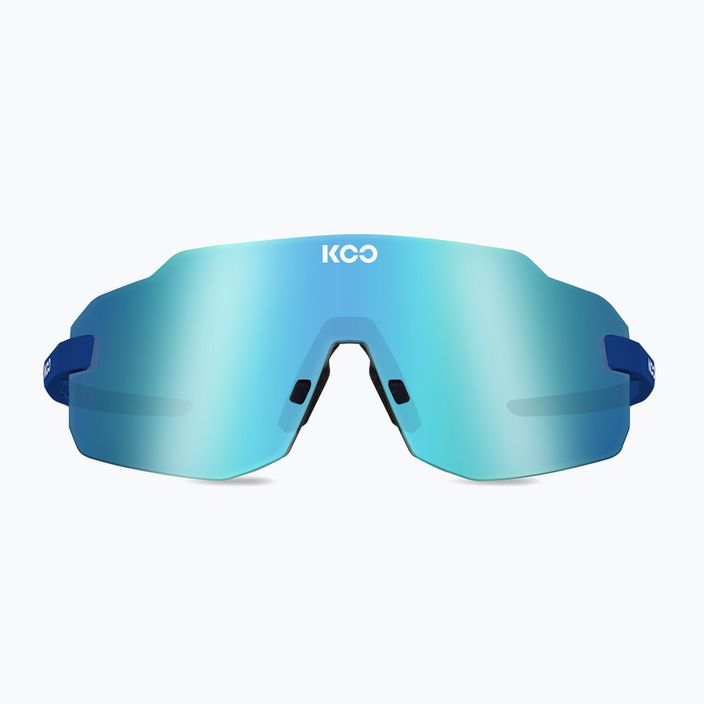 Сонцезахисні окуляри Koo Supernova сині матові / бірюзові дзеркальні 2