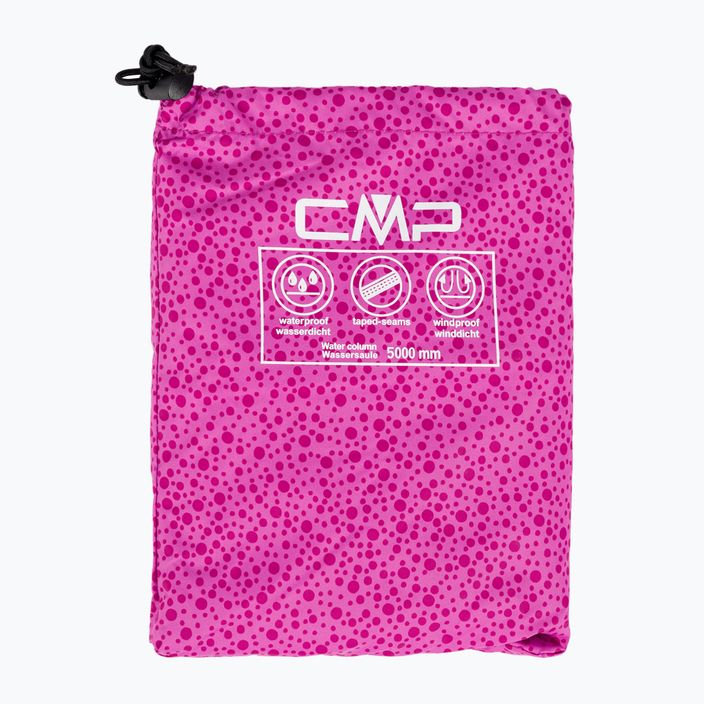 Куртка дощовик дитяча CMP Rain Fix темно-рожева 31X7295/H786 6