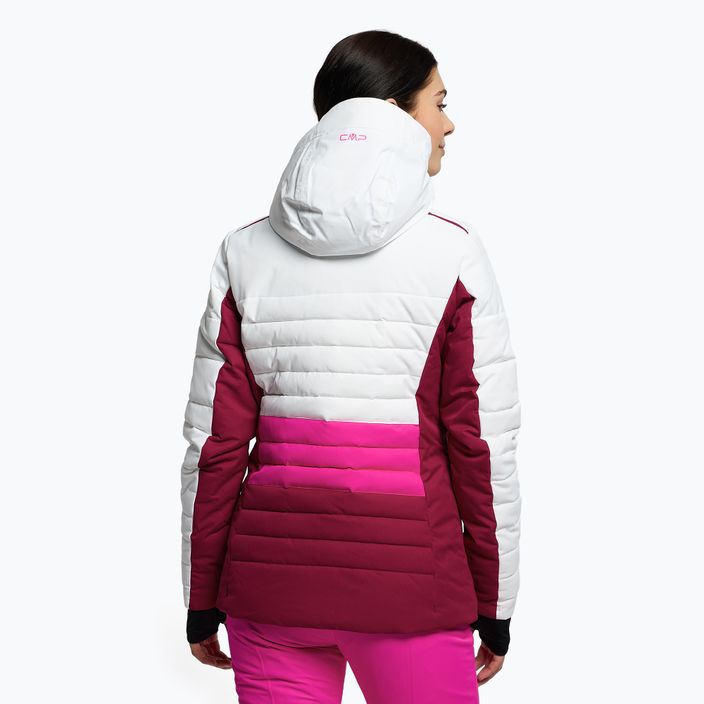 Куртка лижна жіноча CMP рожево-біла 31W0226/A001 4