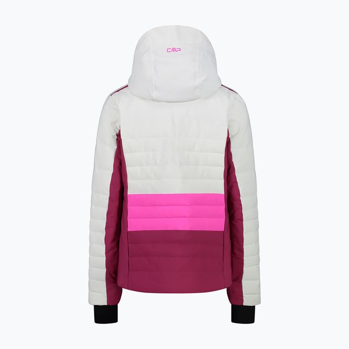 Куртка лижна жіноча CMP рожево-біла 31W0226/A001 13