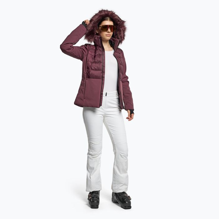 Куртка лижна жіноча CMP бордова 31W0066F/H910 2