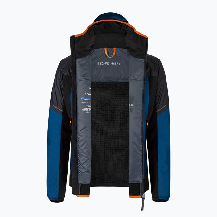 Куртка гібридна чоловіча Montura Escape Hybrid deep blue/mandarino 4