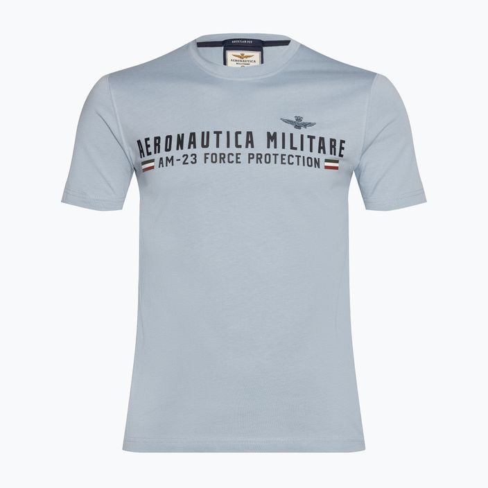 Чоловіча футболка Aeronautica Militare Heritage світло-блакитного кольору
