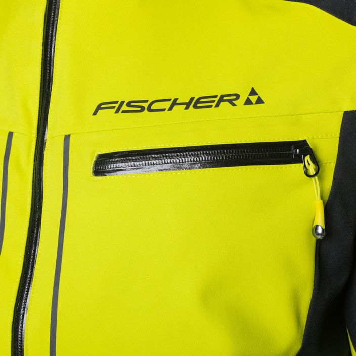 Чоловіча гірськолижна куртка Fischer RC4 жовта 4