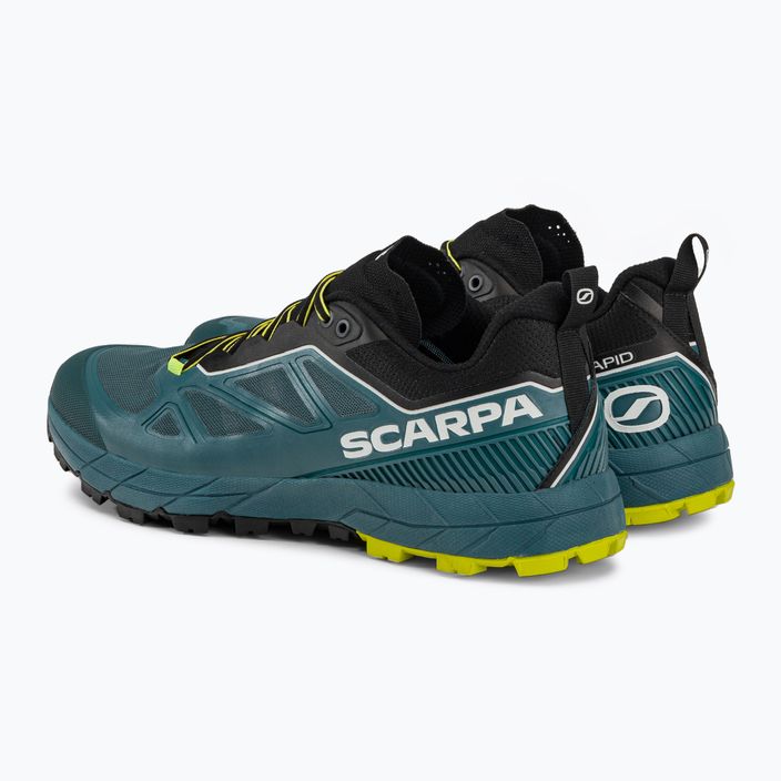 Взуття трекінгове чоловіче SCARPA Rapid блакитно-чорне 72701 3