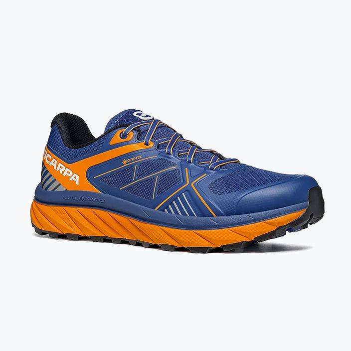 Кросівки для бігу чоловічі SCARPA Spin Infinity GTX синьо-помаранчеві 33075-201/2 11