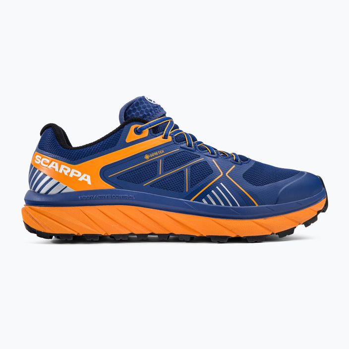 Кросівки для бігу чоловічі SCARPA Spin Infinity GTX синьо-помаранчеві 33075-201/2 2