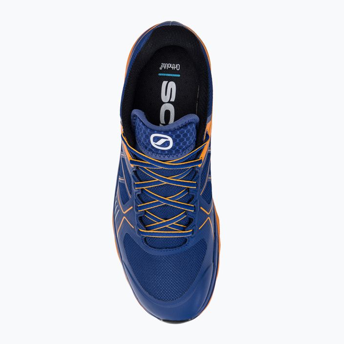 Кросівки для бігу чоловічі SCARPA Spin Infinity GTX синьо-помаранчеві 33075-201/2 6